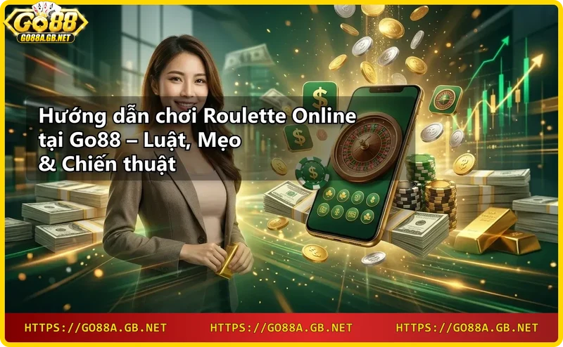 Bánh xe roulette với quả bóng kim loại và chip cược