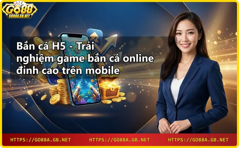 Giao diện game bắn cá H5 trên smartphone