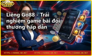 Giao diện game Liêng trên điện thoại tại Go88