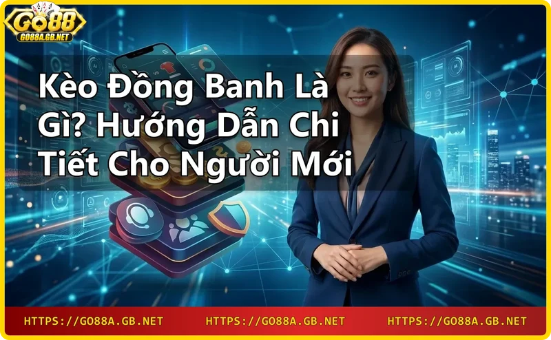 Hai cầu thủ bóng đá đối mặt, tượng trưng cho sự cân bằng trong kèo đồng banh