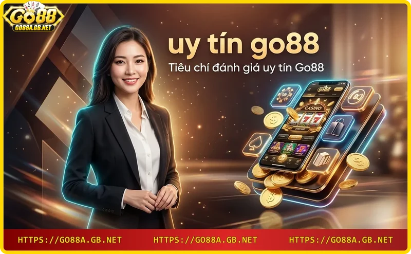Hình ảnh minh họa các tiêu chí đánh giá uy tín Go88: giấy phép, phản hồi, hỗ trợ