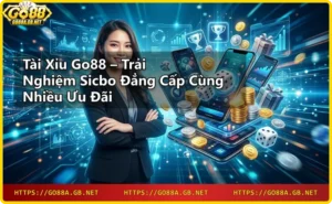 Minh họa 3 bước đăng ký và chơi tài xỉu online tại Go88 trên điện thoại