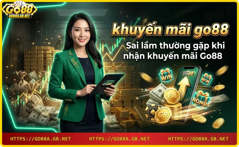 Sai lầm khi nhận khuyến mãi Go88: không đọc điều kiện, bỏ qua thời hạn, sai phương thức nạp